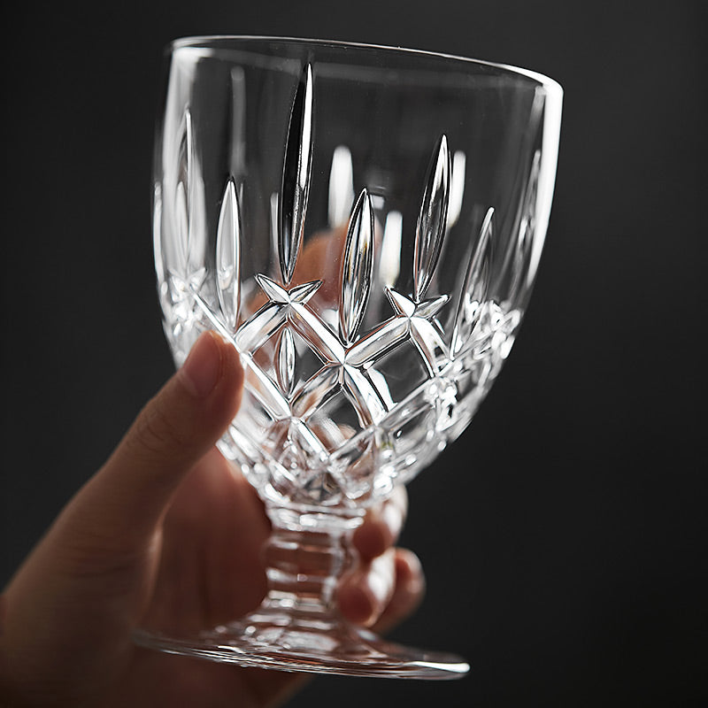 Vintage Crystal Goblet Wine Glass