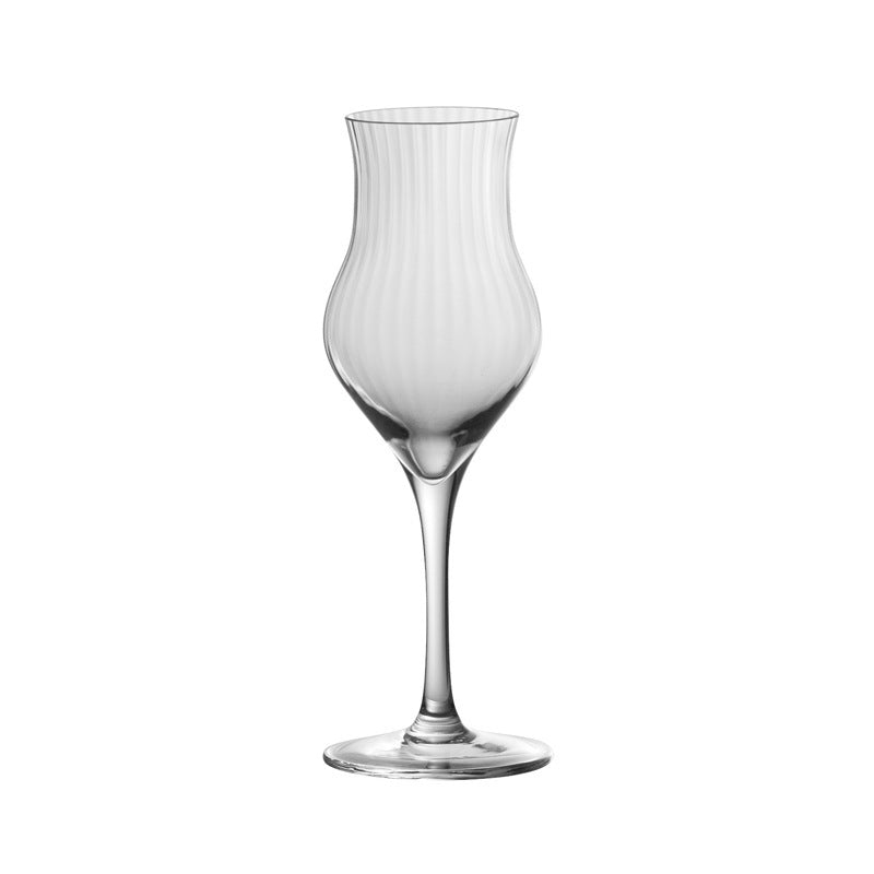 Tulip-Shaped Crystal 180ml Whisky Glass