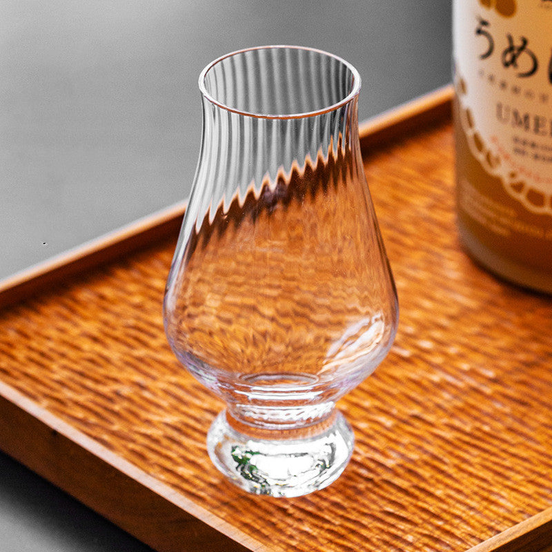 Tulip-Shaped Crystal 180ml Whisky Glass
